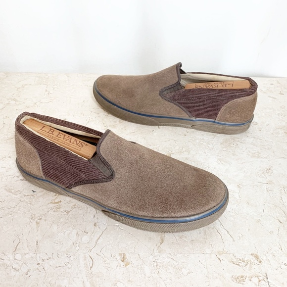 Sperry Other - Sperry Top-Sider Boat Shoes Mens 9.5 M Brown Suede